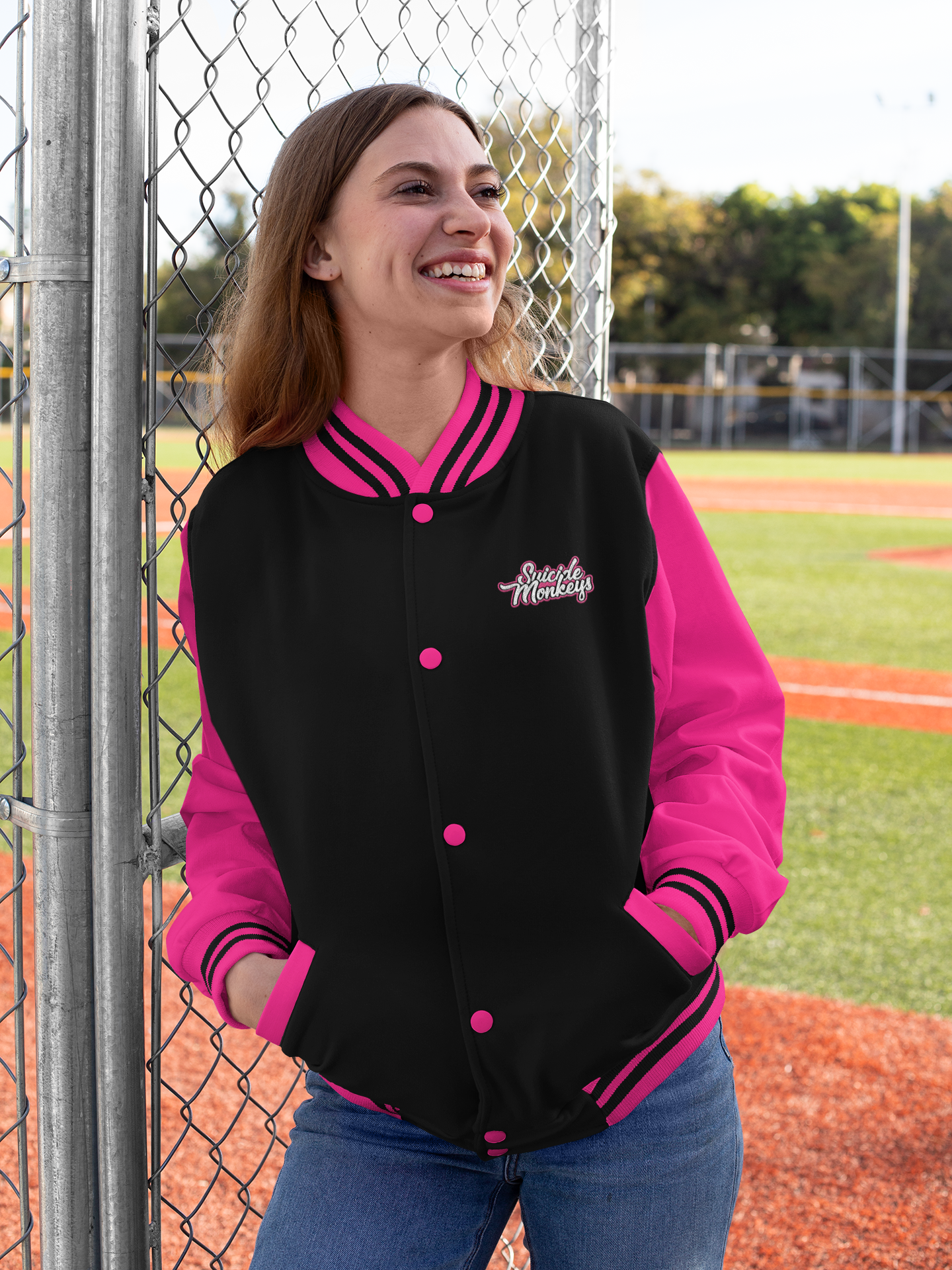 College Jacke *Pink Patty*