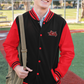 College jacket *embroidered on both sides*