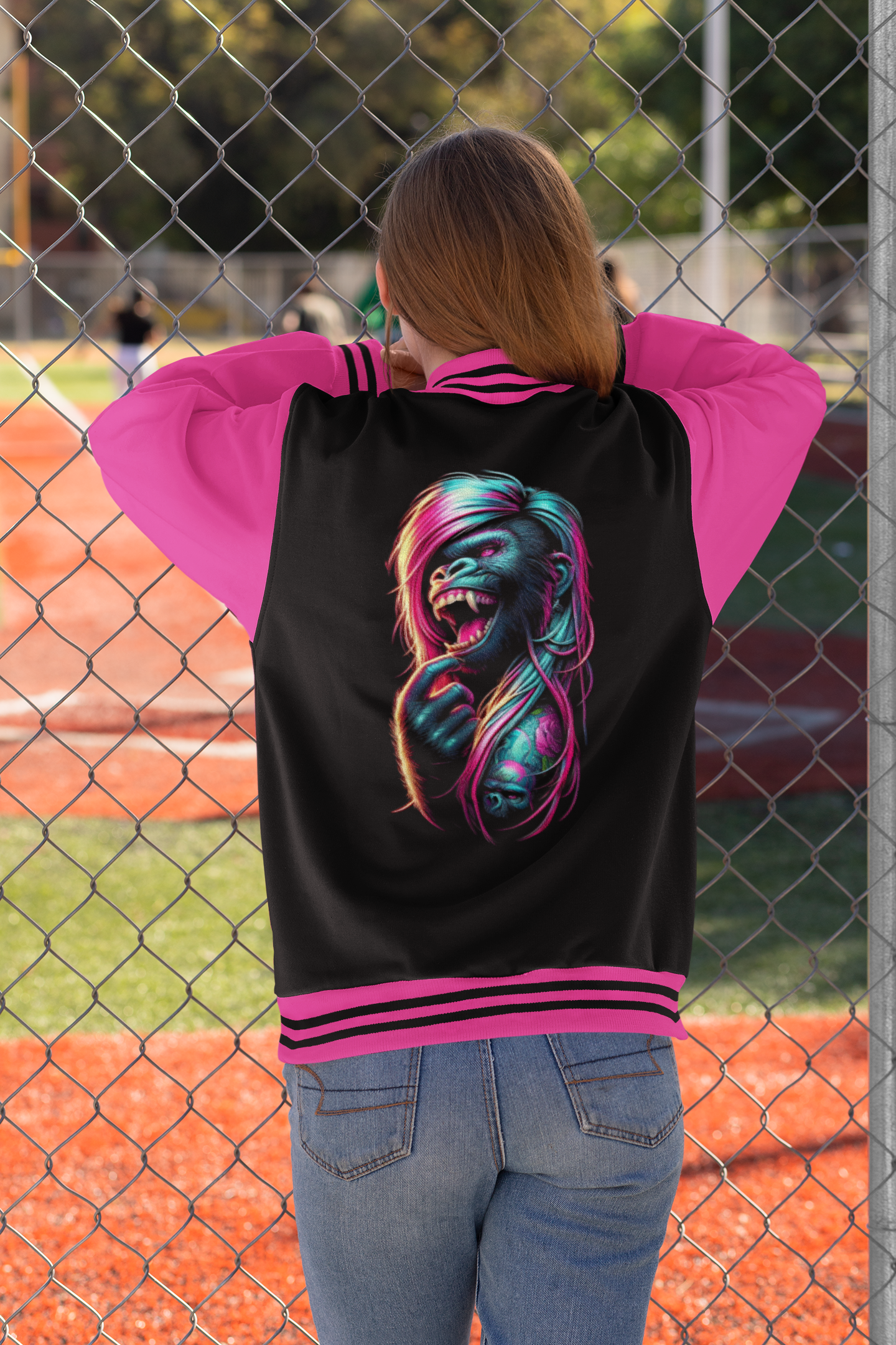 College Jacke *Pink Patty*